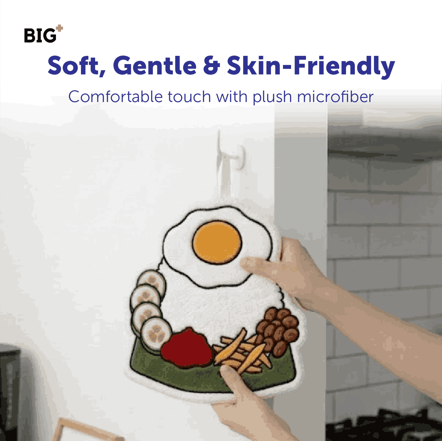 BIG+ Microfiber Hand Towel - Malaysia Series (35g)