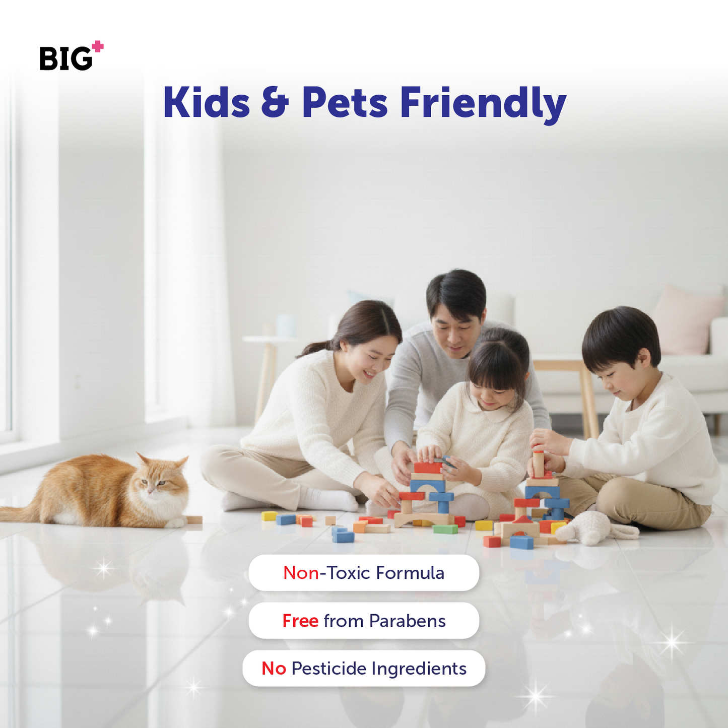 BIG+ EazyClean Floor Cleaner - Fresh Serai (1000ml)