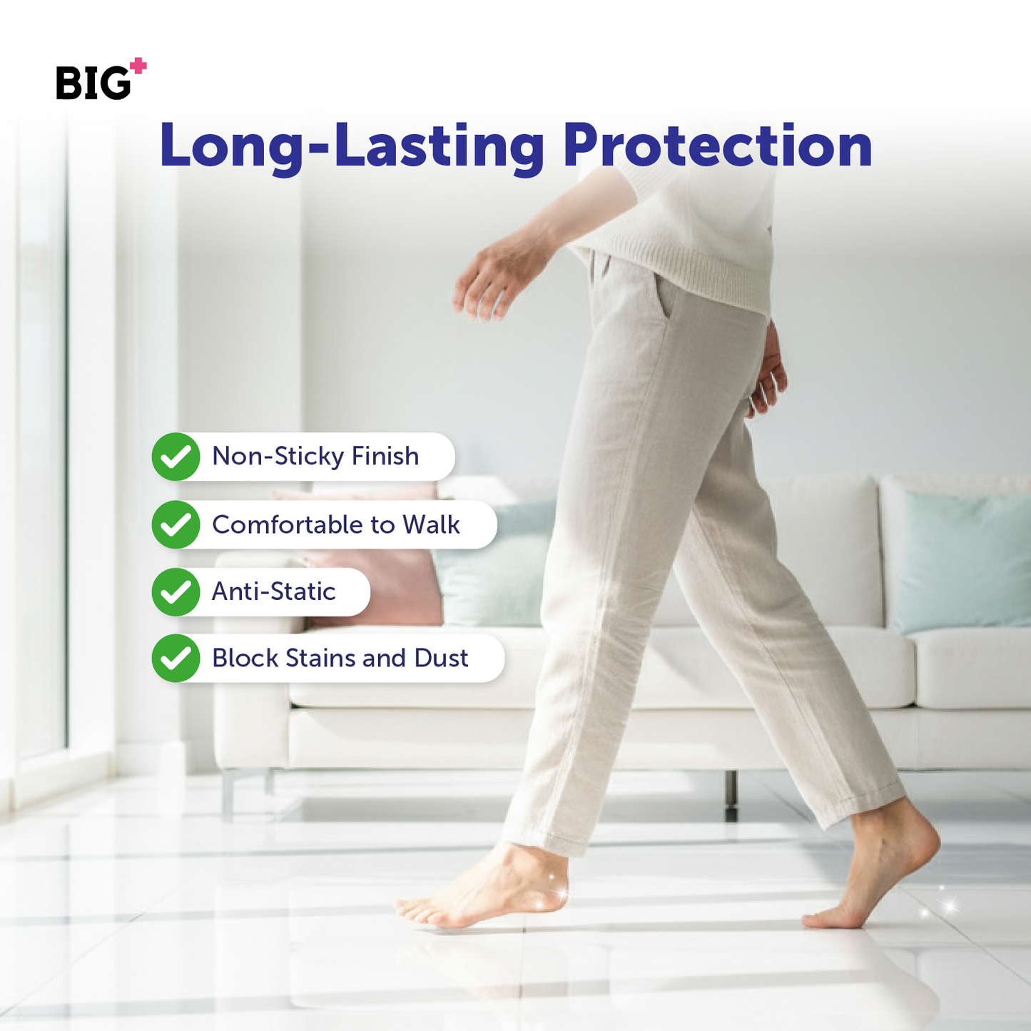 BIG+ EazyClean Floor Cleaner - Fresh Serai (1000ml)