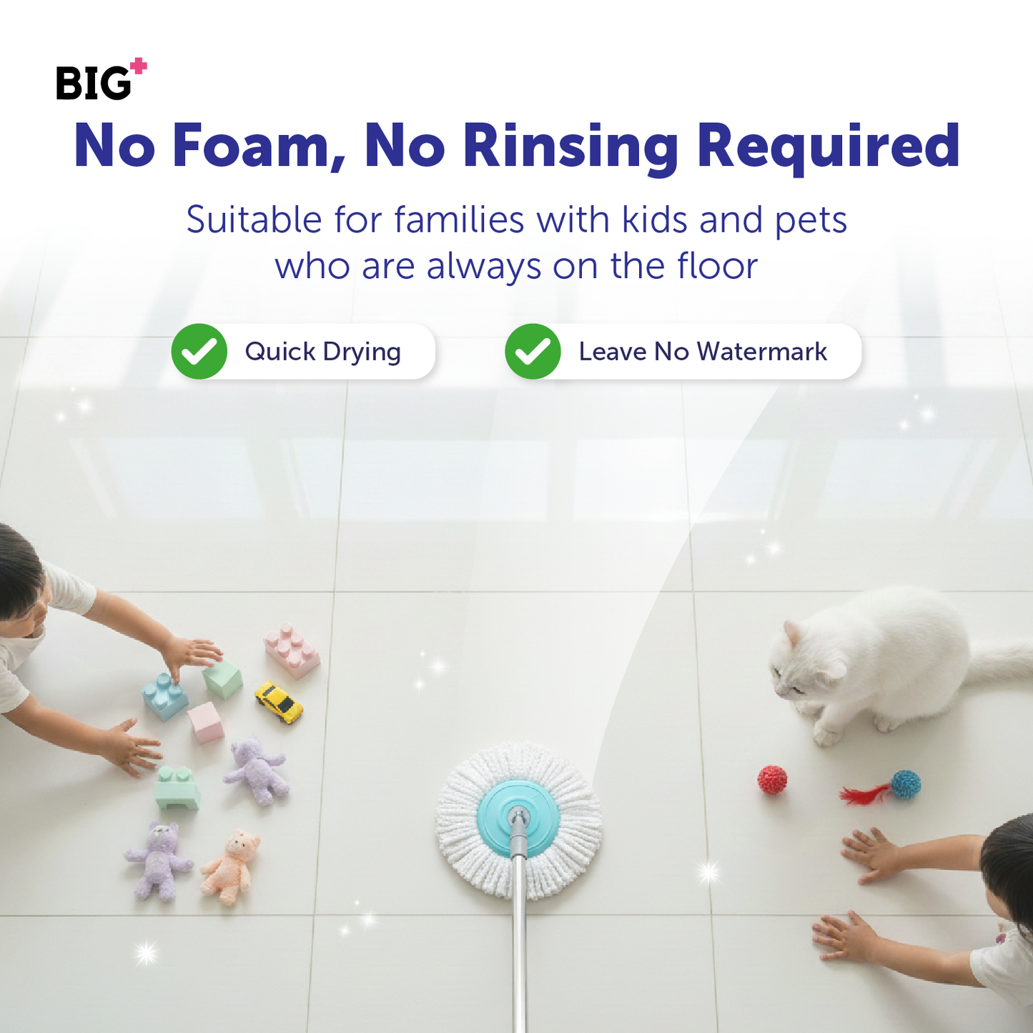 BIG+ EazyClean Floor Cleaner - Fresh Serai (1000ml)