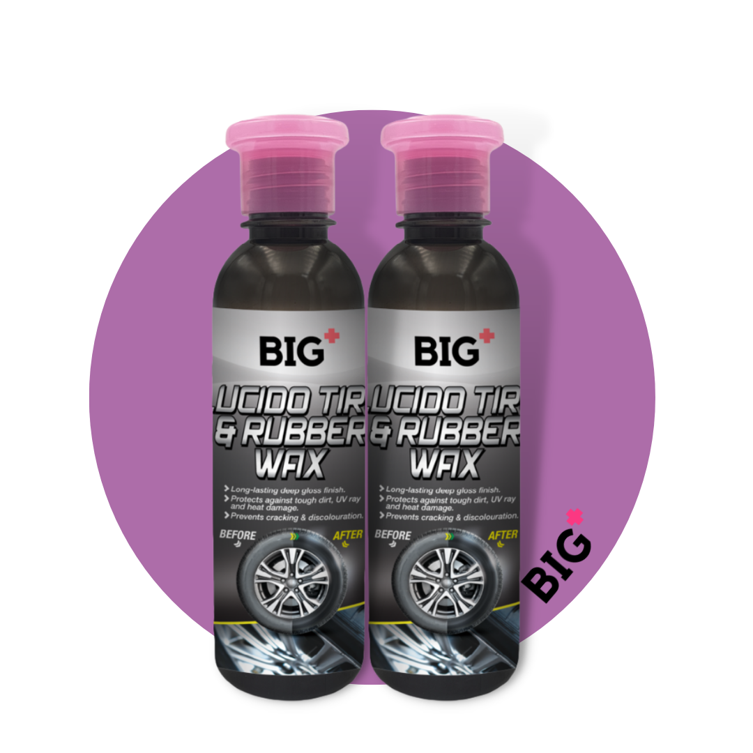 BIG+ Lucido Tire & Rubber Wax | 2x240g