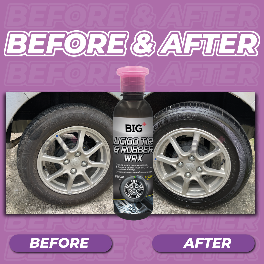 BIG+ Lucido Tire & Rubber Wax | 2x240g