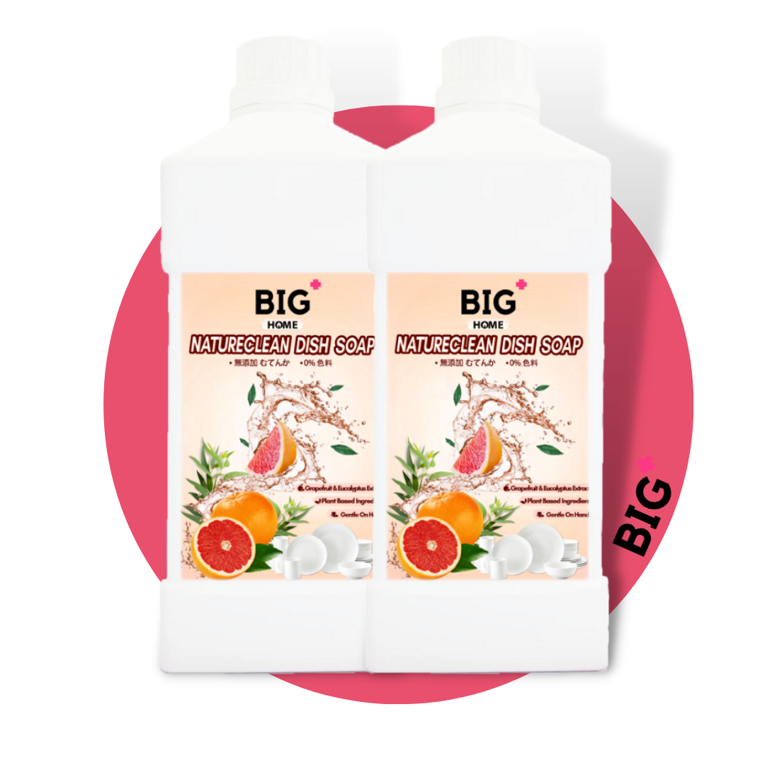 BIG+ Natureclean Premium Dish Soap |  2 x 1000ml